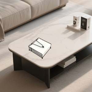 Porte-serviettes carré en fonte noire avec distributeur d'anneaux, décoration de table durable - Product Image 2