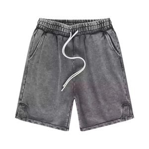 Shorts de algodón para hombre para conjuntos de verano informales, shorts de algodón para hombre con diseño de cintura flexible, shorts de algodón personalizados para hombre - Product Image 4