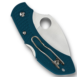 Couteaux pliants avec lame en acier inoxydable à bord dentelé, manche texturé léger, clip de poche en métal pour le camping et la randonnée - Product Image 4