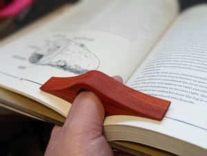 Finger Ring Reader Support <b>Book</b> Finger Holder Wooden - Product Image 2
