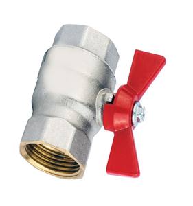 Robinet à poignée papillon en laiton C Way, classe 150, raccord fileté, taille de port 1/2 pouce, pour applications d'alimentation en eau - Product Image 2