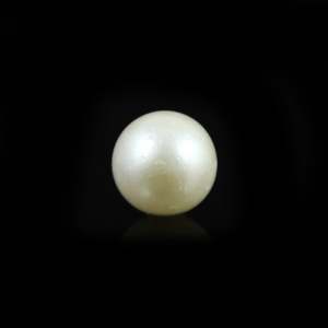 Perle d'eau douce naturelle, 8,15 carats, artisanale, rose, or blanc, pierre précieuse pour bijoux fins - Product Image 1