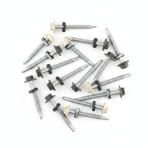 PDC Model 12 Hex Head Self-Drilling <b>Screw</b> Carbon Steel Class 4.8 & 6.8 Zinc/Galvanized Coarse-Thread Inch - Product Image 1