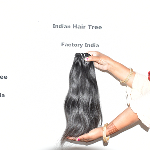 Lots de cheveux humains indiens bruts 100% vierges, couleur naturelle, ondulation lâche, cuticules alignées, double trame machine, qualité professionnelle pour femmes, à prix abordable - Product Image 6