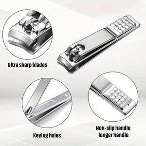 12Pcs Stainless Steel <b>Nail</b> Clippers for Women Men-Curved Blade Sharp Tip <b>Nail</b> <b>Tool</b> Set for Fingernails Toenails & Thick <b>Nails</b> - Product Image 3