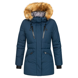 Ladies Longline <b>Parka</b> <b>Jacket</b> Premium Warm Winter Hooded Coat Water Resistant Outerwear Wholesale Factory Supplier Winter Hooded - Product Image 5