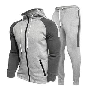 Ensemble de survêtements pour hommes, coupe slim, décontracté, hiver, personnalisé, vente en gros, 2020/2021, respirant, respectueux de l'environnement - Product Image 3