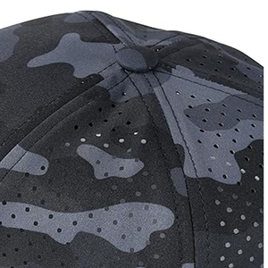 Casquette de camionneur noire réglable pour femme avec ouverture arrière, respirante, style queue de cheval, pour le sport |   Logo personnalisé disponible - Product Image 5