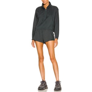 Ensemble de survêtement sportif pour femmes, couleur verte, blocs de couleurs, fermeture éclair sur toute la longueur, coupe ample, deux pièces, vêtements de sport pour toutes les saisons - Product Image 5