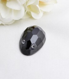 Cabochon de spinelle noire fantaisie naturelle de 44,55 carats, pierre précieuse en vrac pour la fabrication de bijoux fins - Product Image 5