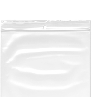 Sacs de courses courants avec logos, sacs en plastique transparents à fermeture éclair pour emballage, prix bas