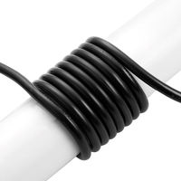 Câble d'alimentation SYONG de haute qualité pour le Brésil, 5 pieds/1,5 m, prise à 3 broches vers C5, cordon d'alimentation BR, 0,3 mm, 220 V, pour imprimante, ordinateur portable, noir