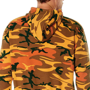Sweat à capuche pour homme en coton 100% écologique respirant, coupe classique, molletonné, décontracté, hiver, extérieur, imprimé - Product Image 6