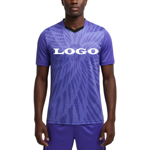 เสื้อฟุตบอลผู้ชายไซส์ใหญ่ โพลีเอสเตอร์ 100% สกรีนโลโก้สโมสร/ทีมชาติได้ตามสั่ง ขายดี ชุดแข่งขันแขนสั้น - Product Image 5