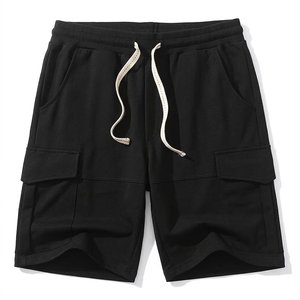 Print Summer Hip Hop Breathable Worsted <b>Cargo</b> <b>Shorts</b> with Drawstring 100% Cotton Polyester for Men's Oversized Unisex Wide Legs - Product Image 3