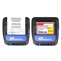 Harga Pabrik Printer Label Thermal Mobile 80mm IP54 Tahan Air Nirkabel USB Printer Stiker POS untuk Stok Gudang