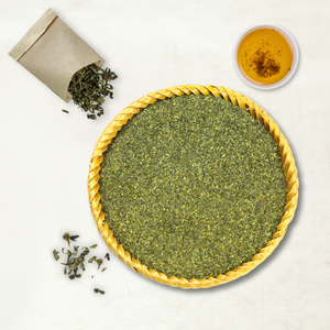 Prix d'usine Poussière de thé vert Thé au parfum floral fruité biologique Vente en gros de boissons alimentaires Emballage de thé vert en vrac - Product Image 2