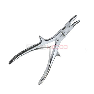 Pinces à os Stille-Luer courbées 8,75 po en acier inoxydable allemand 10 mm – Instruments médicaux manuels pour chirurgie générale - Product Image 1