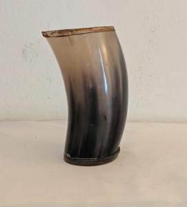 Handmade Eco-Friendly Mini Horn Shot <b>Glass</b> 50ml Capacity - Product Image 2