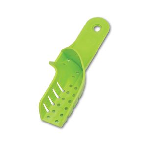 Plateaux d'empreinte dentaire en plastique autoclavables, perforés, réutilisables, rigides (Quadrant Supérieur-Droit / Inférieur-Gauche) - Product Image 3