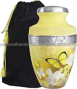 Urnas de cremación de metal para hombres y mujeres, urnas decorativas, urnas hechas a mano, urnas conmemorativas para adultos, urnas funerarias - Product Image 1