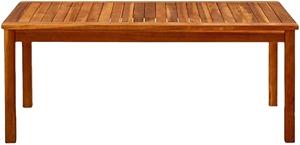 Table à manger extérieure en bois massif écologique | Meubles de patio durables et résistants aux intempéries | OEM et vente en gros disponibles - Product Image 2
