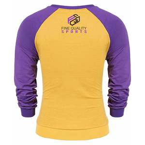 T-shirt à manches longues raglan de haute qualité pour hommes, t-shirt décontracté surdimensionné pour hommes, impression personnalisée - Product Image 3