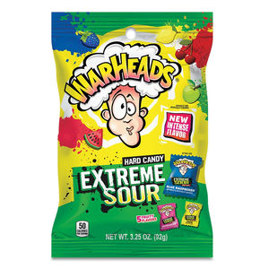 Warheads Extreme <b>Sour</b> Hard Candy 3.25oz Assorted Flavors (1-Bag) - Product Image 3
