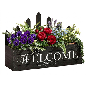 Macetero de madera de bienvenida - Product Image 1