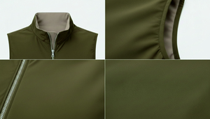 Premium Winter Casual Reversible Sleeveless Jacket Mens Travel Gilet Windproof Outdoor <b>Vest</b> - Product Image 5