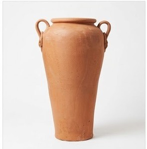 Vase à fleurs rustique en terre cuite fait main, récipient en céramique pour table, décoration de salon et de mariage, West Bengal Sulfax Trading - Product Image 4
