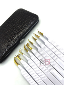 Pinzas de Acero Inoxidable para Pestañas, Pinzas para Extensiones de Pestañas, Pinzas para Volumen de Pestañas, Variedad Completa en Stock, Gran Venta - Product Image 6