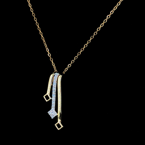 จี้เพชรแท้ทรงกลมเจียระไนแบบบริลเลียนท์ สี EF น้ำหนัก 0.21 กะรัต ความใส VVS VS ตัวเรือนทองคำขาว 18 กะรัต ดีไซน์หรูหรา สำหรับผู้หญิง - Product Image 2