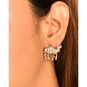 Pendientes Elegantes de Plata 925 con Diseño Vintage de Meera Jaipur para Mujer - Product Image 2