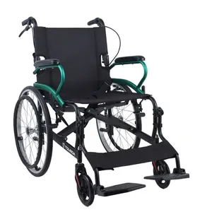 Original Factory Newest Lightweight Manual Wheelchair Portable Folding Hand Push Adult Disabled Elderly Home User Outside