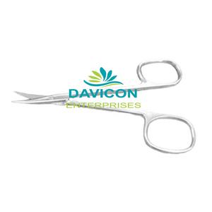 Lames de ciseaux strabisme incurvées B/B de 3Cm à partir du ruban à vis moyenne poignée de Style 4.1/4 pouces - Product Image 2