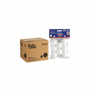 BOLA POREX 4CM 8UDS. Prodotto Artigianale in Polifoam - Product Image 2