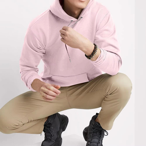 New Arrival Men's 100% Cotton Pullover Hoodie Full Sleeves Autumn Plain Dyed Trending <b>Style</b> Custom Sublimation Printing - Product Image 2