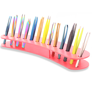 Precision Eyebrow Tweezers Customized Logo Multi color Design Eyebrow Tweezers With Stand Makeup Beauty <b>Tool</b> - Product Image 2