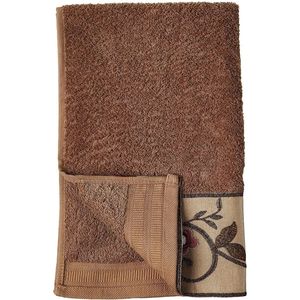 Ensemble de 3 serviettes de bain et de toilette au design floral moderne, classique et contemporain – Décoration de salle de bain unique et magnifique - Product Image 4