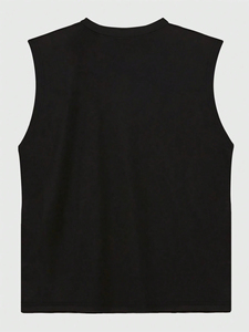 Men Sleeveless T Shirt Everyday Active Tank with Breathable Cotton Material Casual Athletic Men Sleeveless T Shirt - Product Image 2