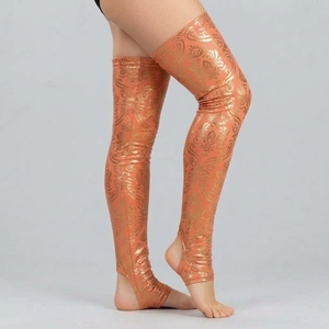 Medias adhesivas hasta el muslo para pole dance para mujer que combinan agarre confiable, tela suave, elasticidad flexible y comodidad de soporte. - Product Image 5