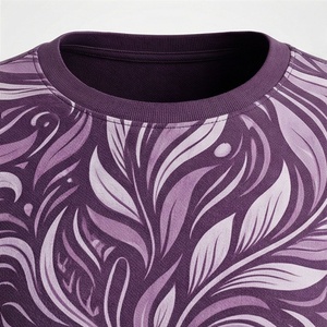 Conjunto de 2 Piezas para Mujer, Camiseta de Manga Corta y Pantalones Cortos por Encima de la Rodilla, Estampado Floral, Ropa Casual, Traje de Poliéster Tejido - Product Image 4