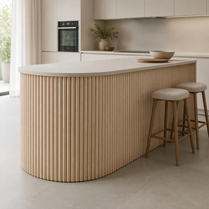 Panel Flexible de Madera Maciza para Muebles de Cocina, Diseño Minimalista, Estructura de Núcleo de Madera Maciza, Panel Flexible de Madera Maciza - Product Image 3