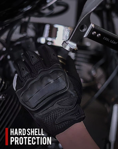 Gants de moto unisexes en cuir imprimé, imperméables et respirants, pour la conduite quotidienne en hiver, protection intégrale des doigts pour motards et motocross - Product Image 4