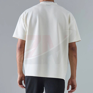 เสื้อยืดโอเวอร์ไซส์สีขาวล้วนสำหรับผู้ชาย พิมพ์ลายกุหลาบสีดำด้านหน้า ผ้าฝ้าย 100% สไตล์สตรีทแวร์ลำลอง ทรงหลวม พิมพ์ลายกราฟิก ขายส่งสำหรับฤดูร้อน - Product Image 2