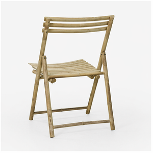 Wholesale Lightweight Bamboo Folding Chair Handmade Portable Outdoor Indoor Seating Rustic Design Durable Natural Frame OEM ODM - Product Image 3