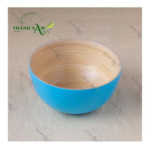 Bol de service jetable en bambou filé, fait main, personnalisé, écologique, 12 cm x 16 cm, 50 pièces pour salades, soupes et fêtes - Product Image 1