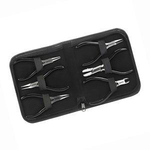 Hot Selling Jewelers <b>Pliers</b> <b>Set</b> 06 Piece Jewelry Making Tools Chain, Flat, Round, Side Cutter, Bend Chain Nose Jewelry Tools - Product Image 1