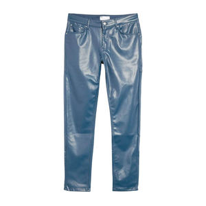 Pantalon en cuir léger pour homme, taille mi-haute, décontracté, imperméable et respirant, taille élastique de haute qualité – Meilleures ventes - Product Image 2